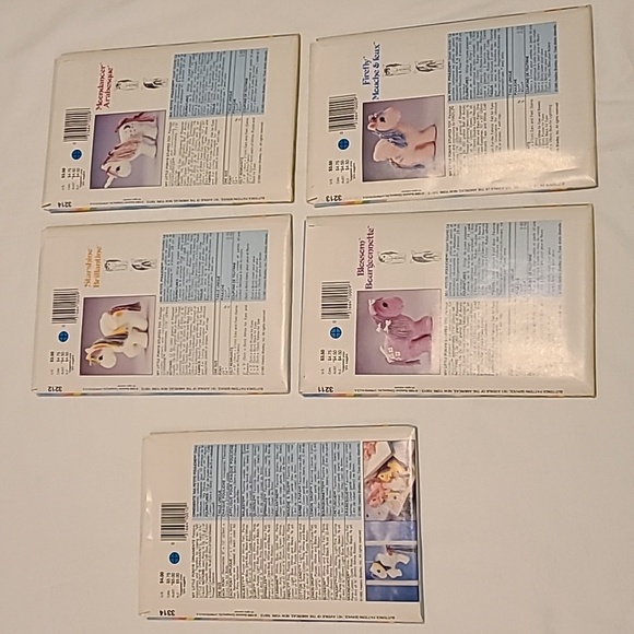 My Little Pony Butterick Sewing Patterns, Vintage 1985 Hasbro Starshine Stuffed - Picture 10 of 12